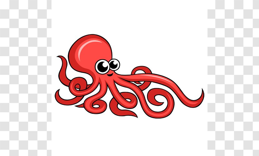Octopus Cartoon Drawing Animation Clip Art - Flower Transparent PNG