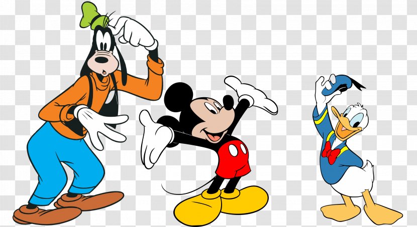 Mickey Mouse Goofy Donald Duck Minnie Pluto - Hand - Clarabelle Cow Transparent PNG