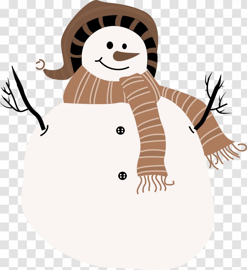 Cartoon Clip Art - Bumper Sticker - Snowman Transparent PNG