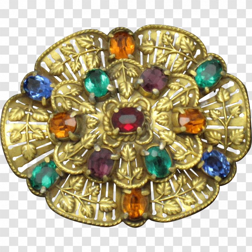 Jewellery Brooch Gemstone Gold Clothing Accessories Transparent PNG
