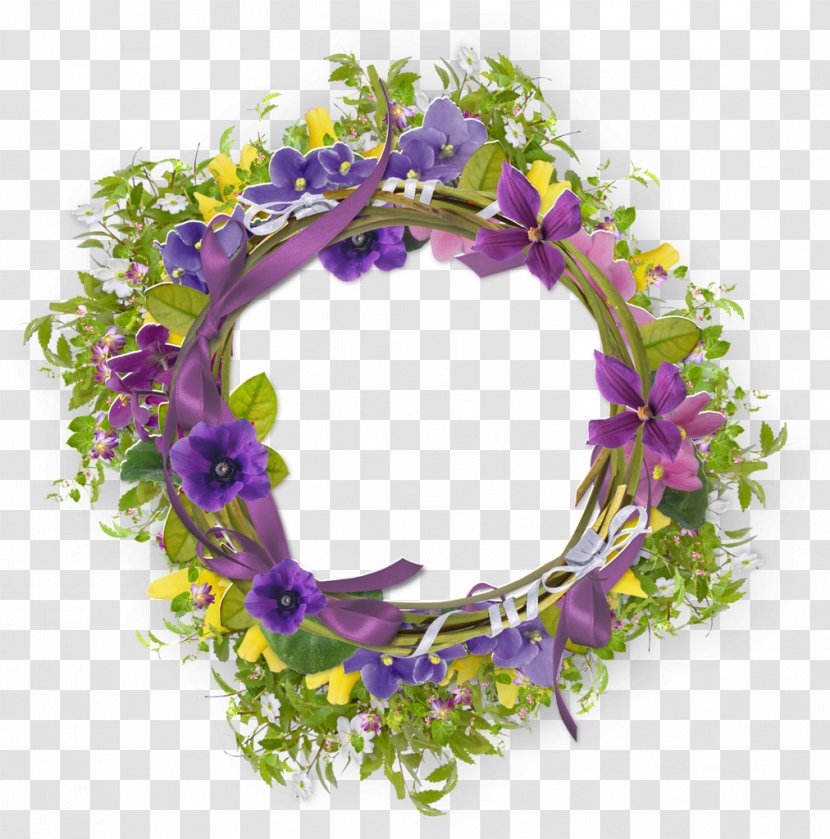 Floral Design Flower Wreath - Painting Transparent PNG