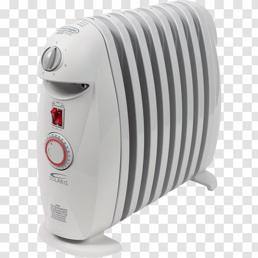 Small Appliance Oil Heater Heating Radiators De'Longhi - Baseboard Transparent PNG