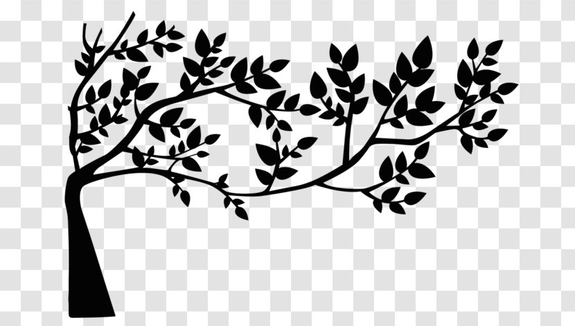 Oak Tree Silhouette - Vascular Plant - Visual Arts Transparent PNG