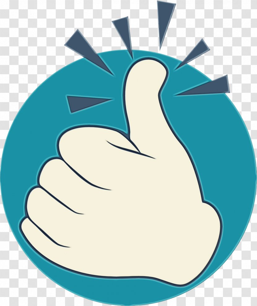 Hand Finger Gesture Clip Art Thumb - Wet Ink - Sign Language Logo Transparent PNG