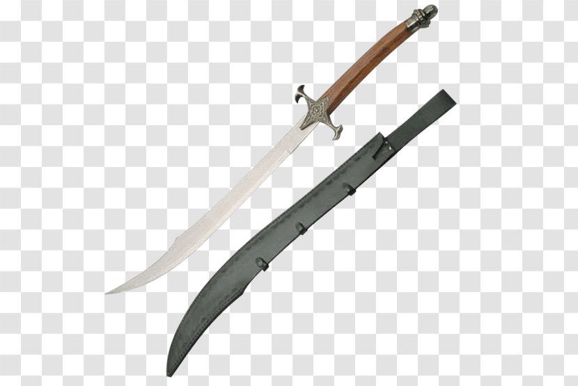 Bowie Knife Hunting & Survival Knives Throwing Scimitar Sabre - Utility Transparent PNG