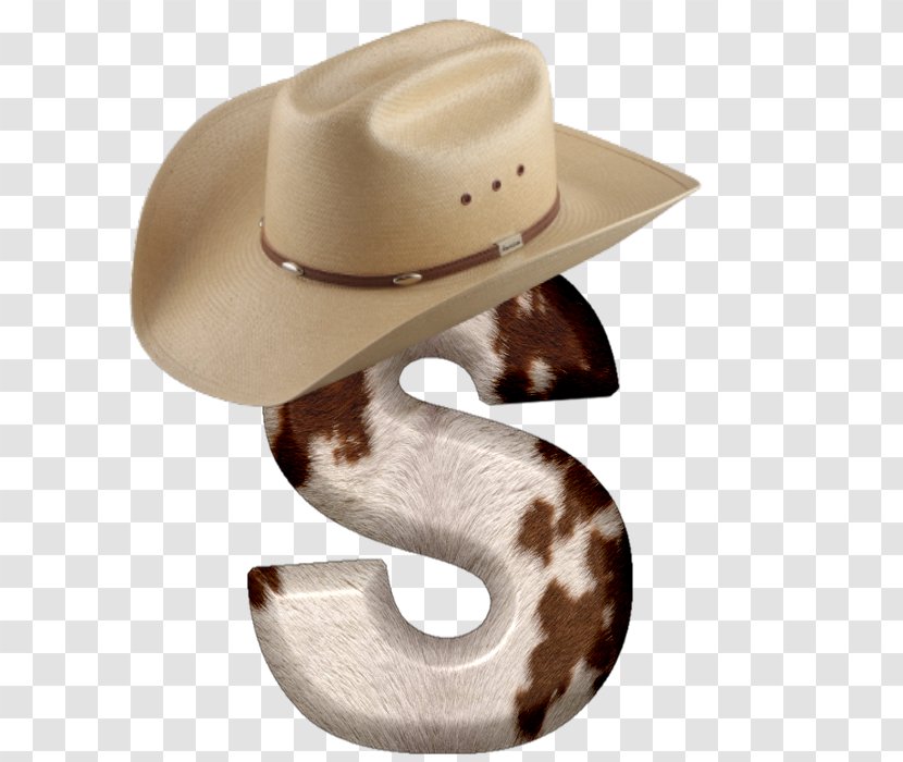 Cowboy Hat Letter Alphabet - Cow Boy Transparent PNG
