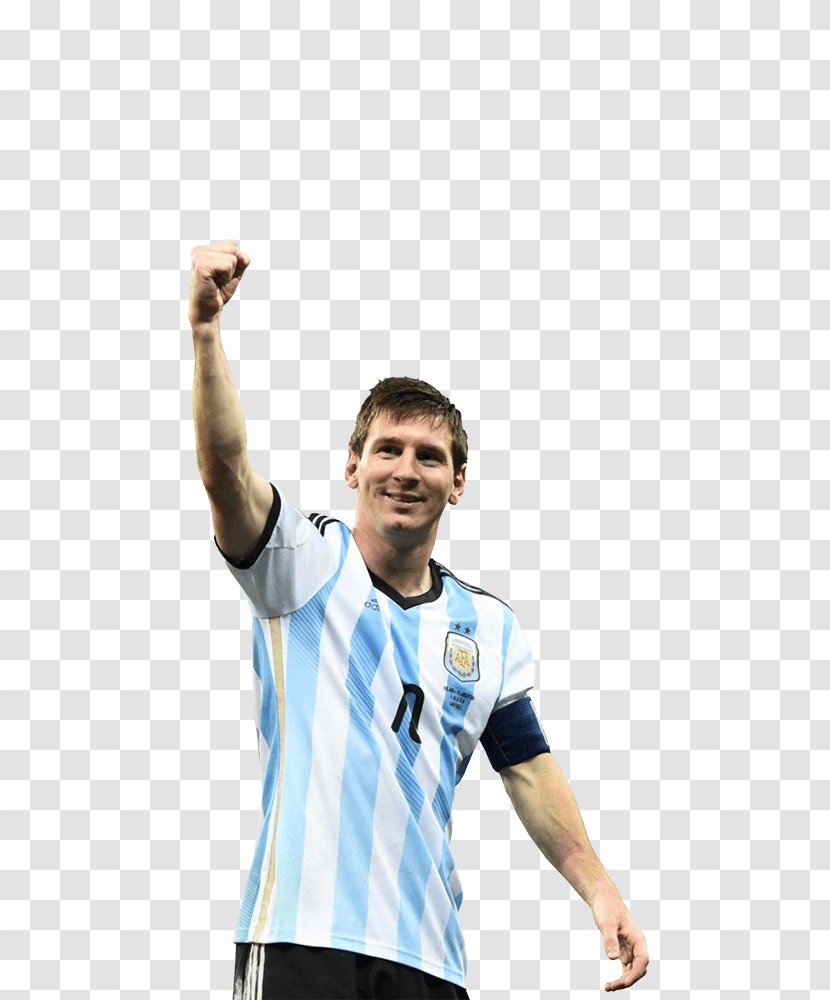 Lionel Messi Argentina National Football Team T-shirt Thumb - Arm Transparent PNG