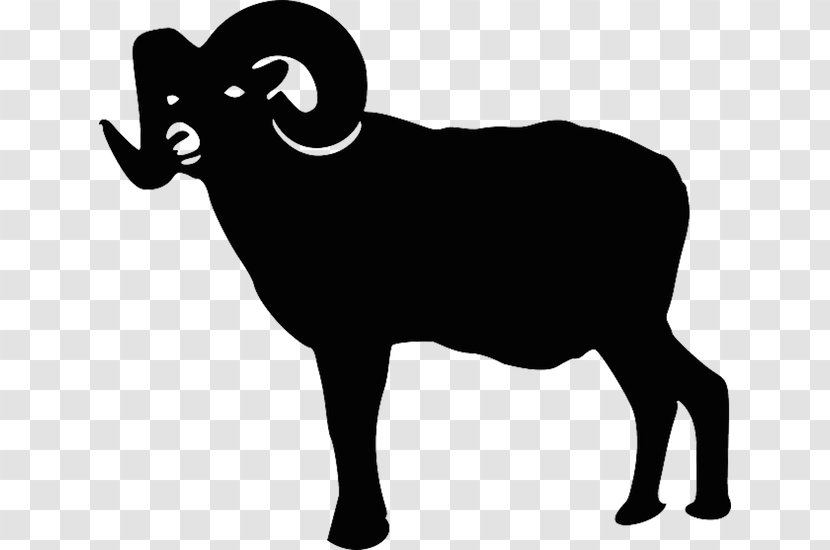 Ram Trucks Silhouette Clip Art - Mammal - Goat Transparent PNG