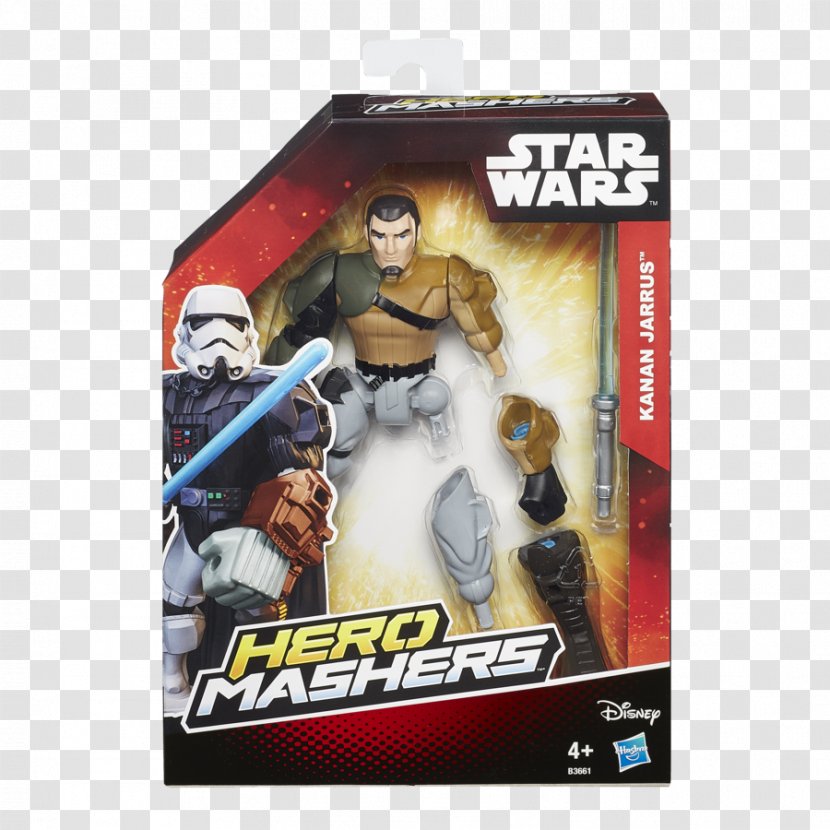 Anakin Skywalker Kanan Jarrus Star Wars Stormtrooper Action & Toy Figures - The Black Series Transparent PNG