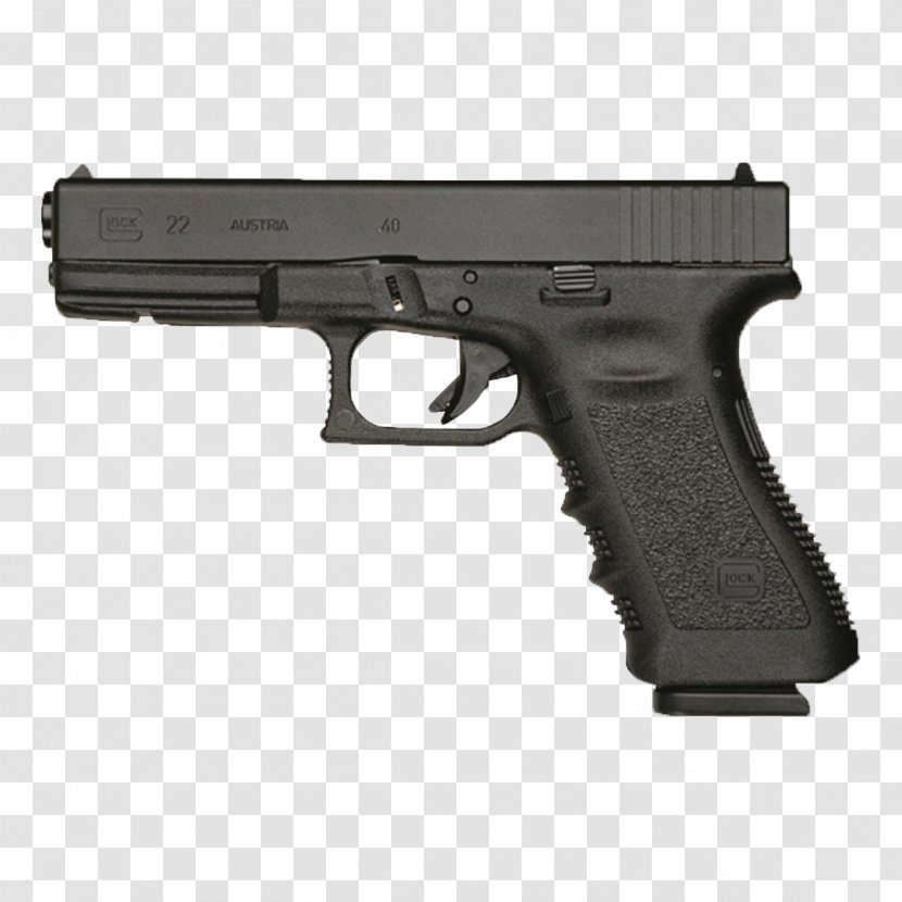 GLOCK 17 9×19mm Parabellum Semi-automatic Pistol - Trigger - Weapon Transparent PNG