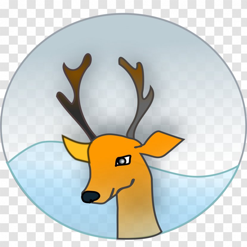 Reindeer Santa Claus Rudolph Christmas Clip Art - Tree Transparent PNG