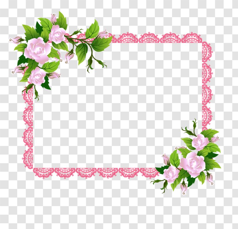 Clip Art Picture Frames Image Floral Design - Flower Transparent PNG