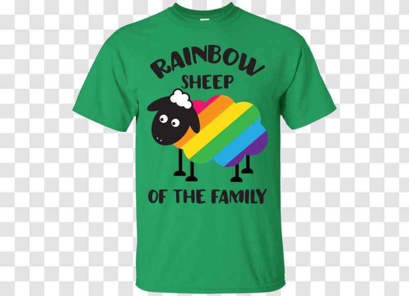 T-shirt Hoodie Sheep Top - Sweatshirt - Lgbt Rainbow Transparent PNG