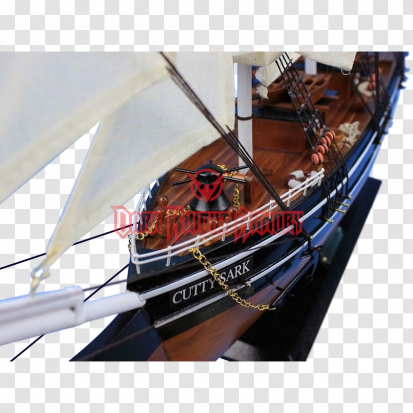 Schooner Cutty Sark Clipper Ship Yawl - Model Transparent PNG