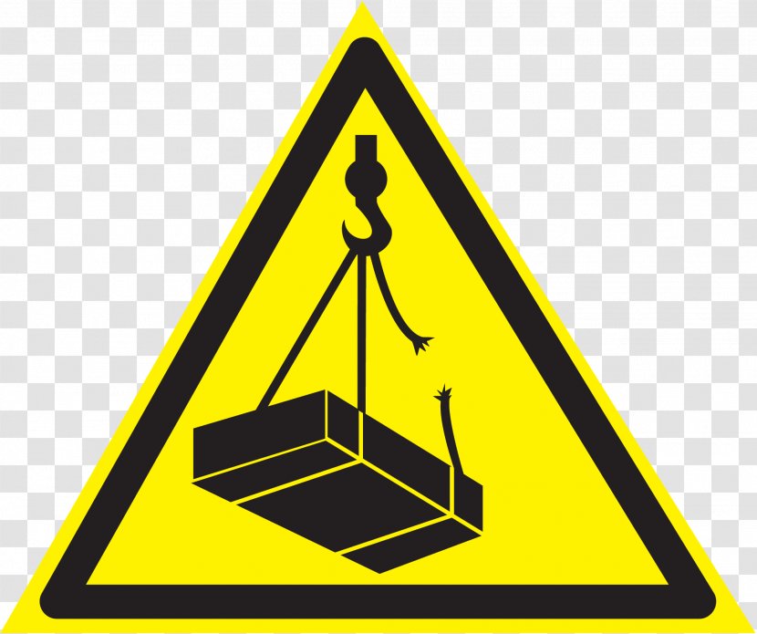 Overhead Crane Warning Sign Beam Hazard Symbol - Anschlagmittel - Imo Transparent PNG