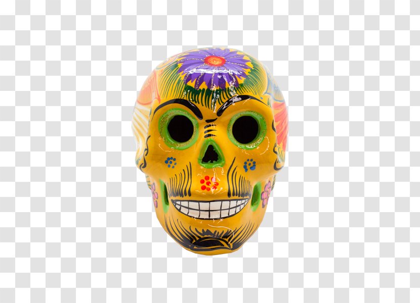 Skull Day Of The Dead Mexico Mexican Cuisine Death - Paint - Hand-painted Banner Image Download Transparent PNG