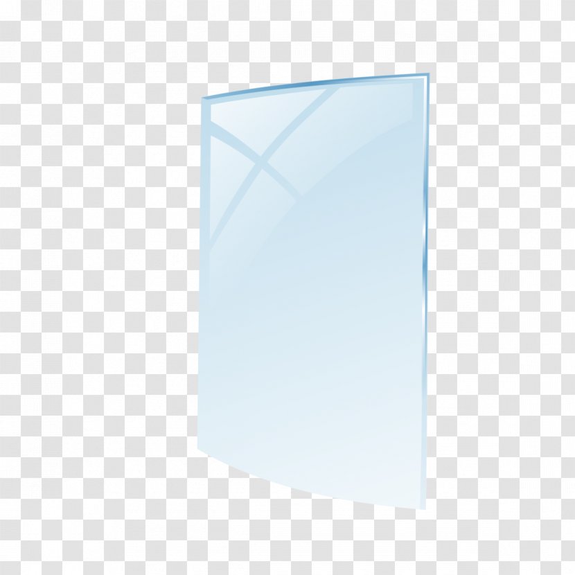 Glass Blue Material - Picture Frame Transparent PNG