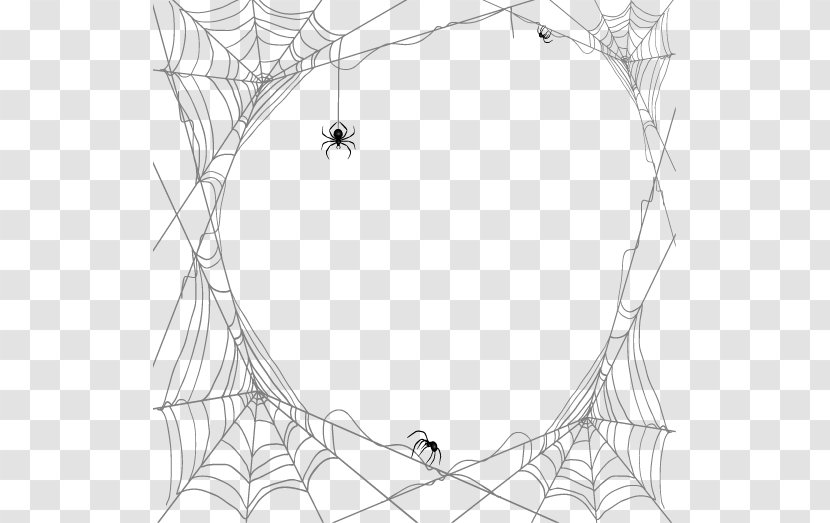 Spider Web Theridiidae - Animal - Spiders And Cobwebs Vector Design Material Transparent PNG