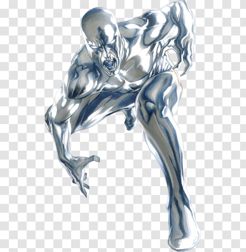 Silver Surfer Marvel Cinematic Universe Superpower Hulk Thanos - Human Leg - Ice Packs Transparent PNG