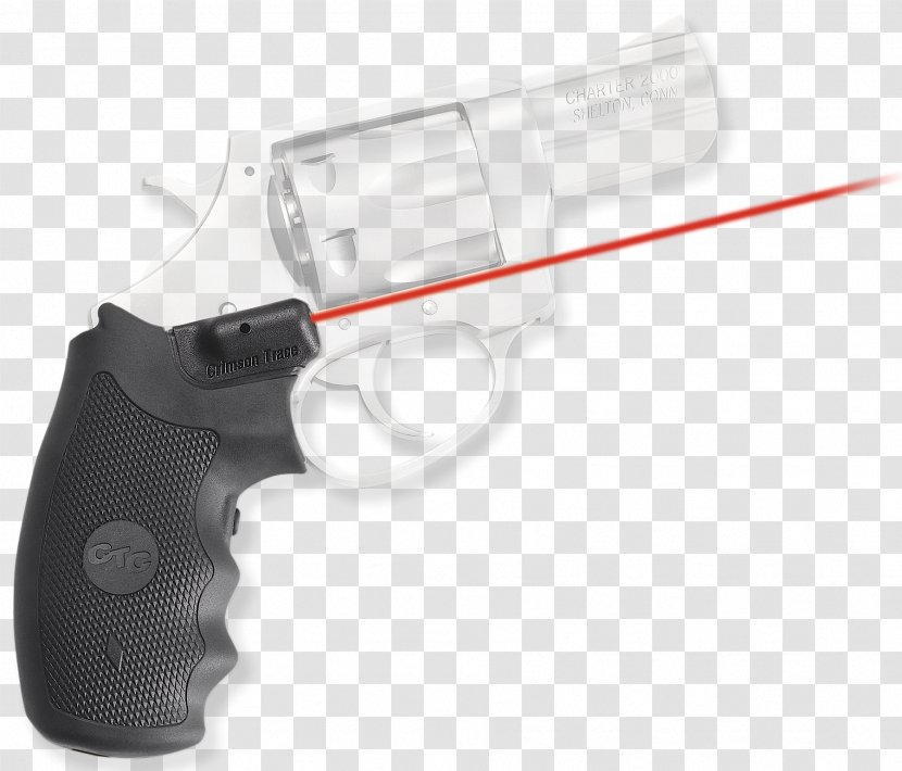 Sight Crimson Trace Revolver Firearm Ruger SP101 - Trigger - Handgun Transparent PNG