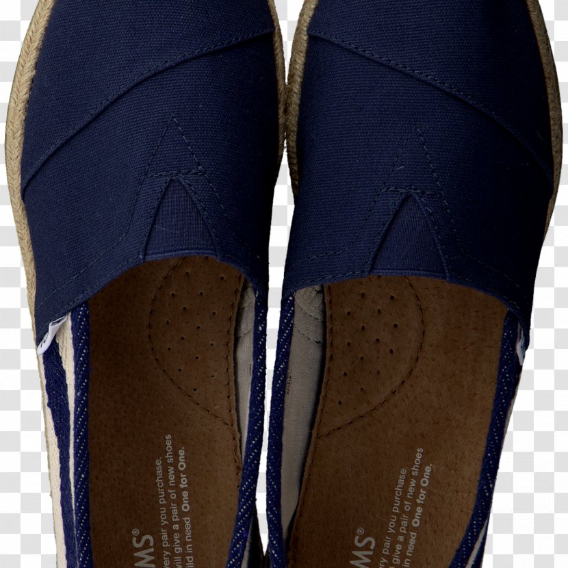 Slipper Shoe Electric Blue Transparent PNG