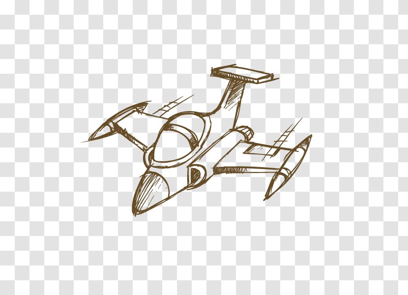 Airplane Fighter Aircraft Drawing - Paper Plane - Aircraft,fighter Transparent PNG