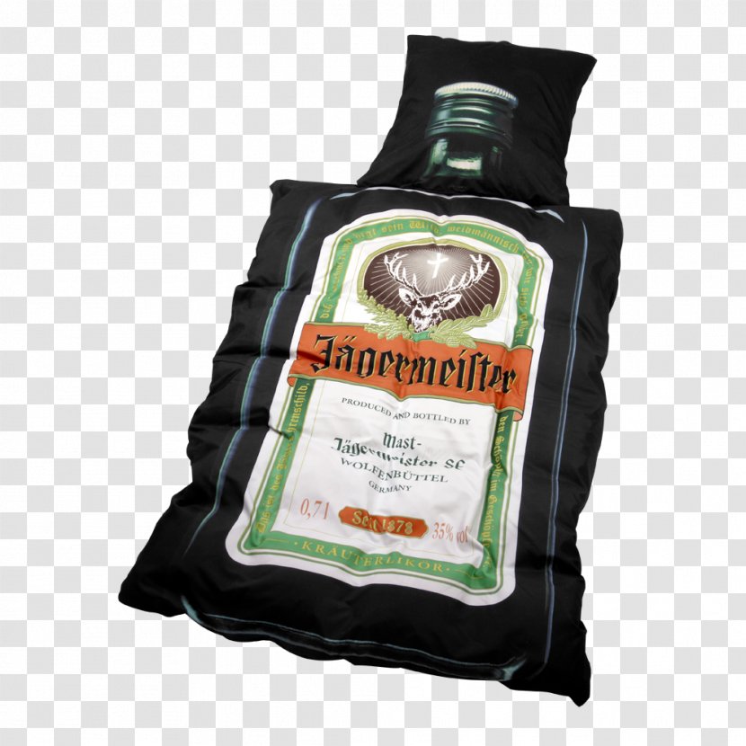 Jägermeister Bed Sheets Bedding Linen - Alcoholic Beverage Transparent PNG