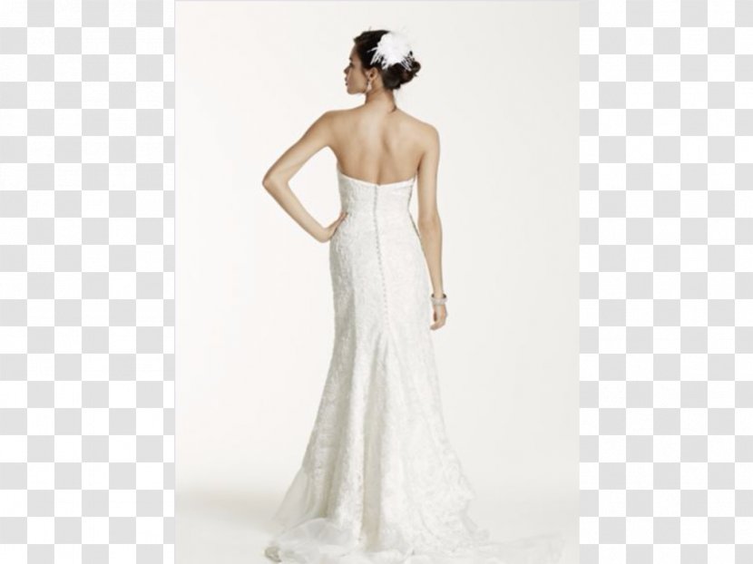 Wedding Dress Train Neckline - Ivory - White Transparent PNG