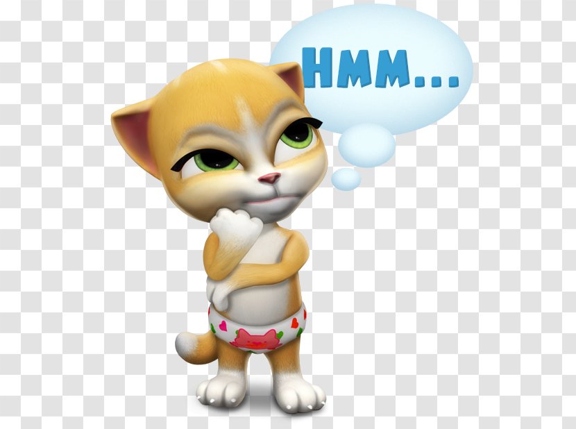 Kitten Whiskers Cat My Talking Tom And Friends Transparent PNG