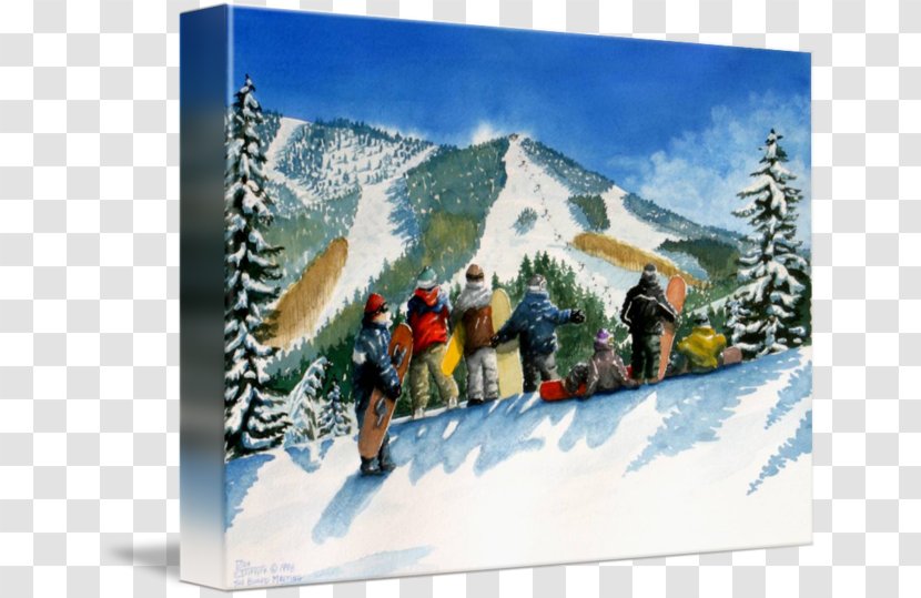 Ski Glacial Landform Mountaineering Landscape Snowboard - Skiing - Canvas Board Transparent PNG