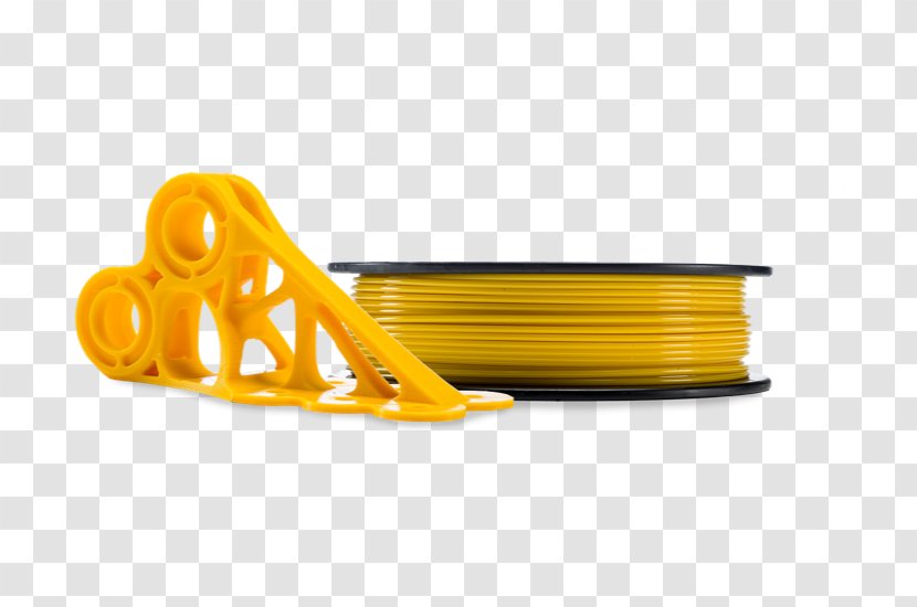 Ultimaker Yellow 3D Printing Filament Polylactic Acid - 3d - Bea Transparent PNG