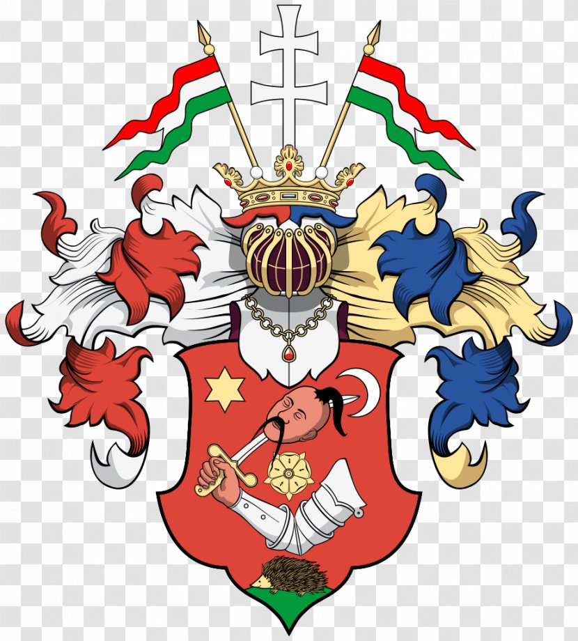 Coat Of Arms Hungary Derecske Heraldry Kingdom - Crest - Christmas Ornament Transparent PNG