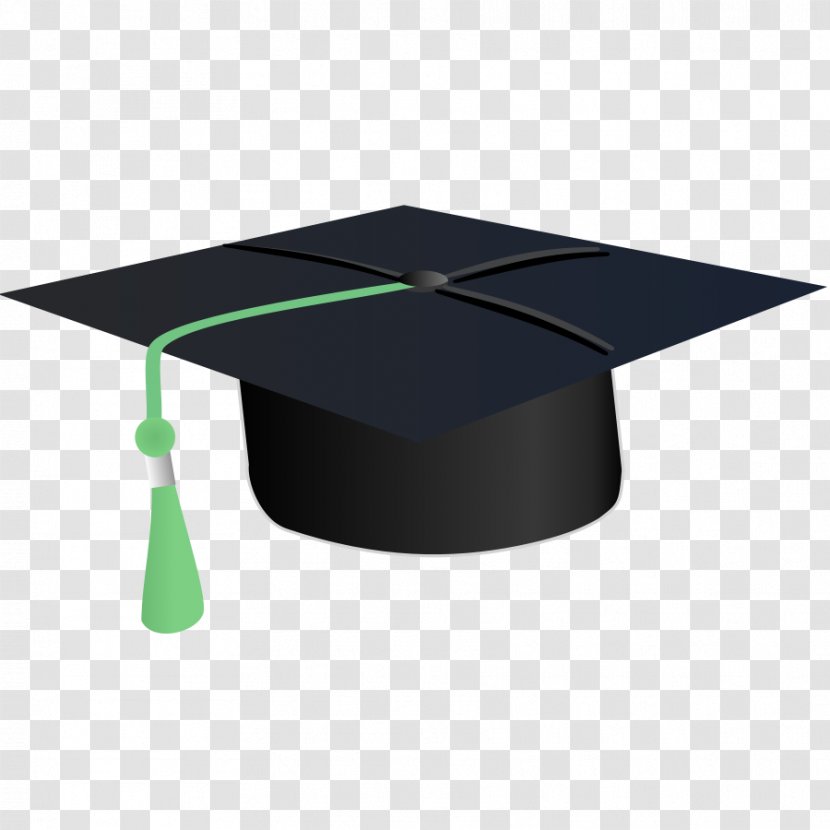 Student Cap Square Academic Clip Art - Graduation Ceremony - Vector Transparent PNG