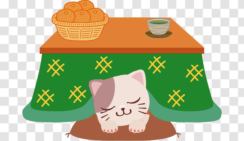 Cat Kotatsu Japan Table Berogailu Transparent PNG