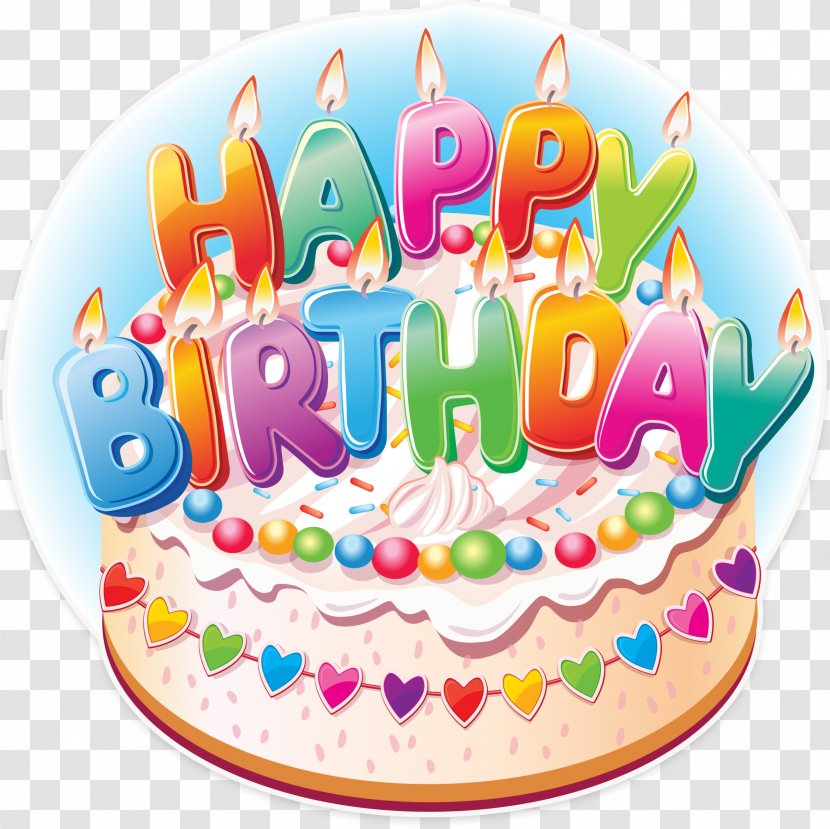 Birthday Cake Happy To You Wish Clip Art - Decorating Transparent PNG