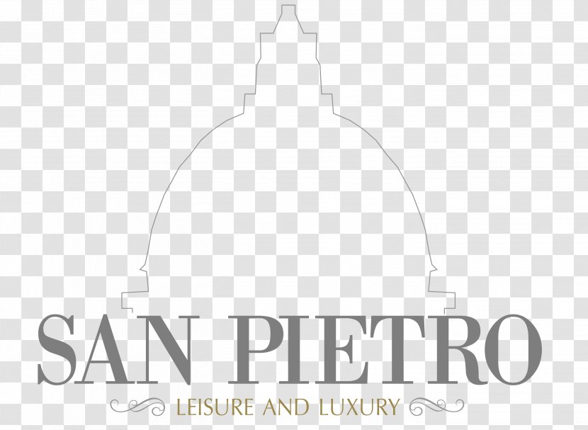 Logo Brand Font - White - San Pietro Transparent PNG