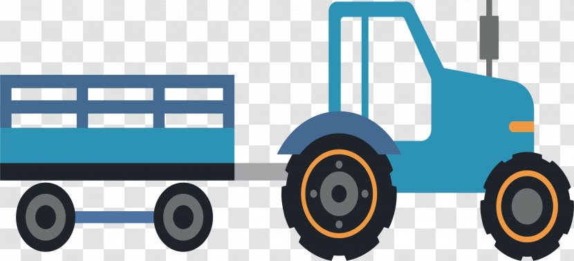 Tractor Trailer Icon - Vehicle Transparent PNG