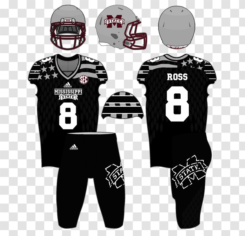 Jersey Mississippi State Bulldogs Football Egg Bowl Ole Miss Rebels University - Uniform - American Transparent PNG