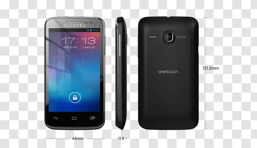 Feature Phone Smartphone Alcatel Mobile OneTouch M'Pop Fierce - Review Transparent PNG