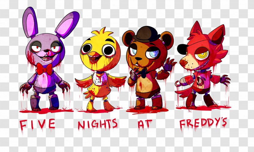 Five Nights At Freddy's 2 3 4 Character - Watercolor - Nightmare Foxy Transparent PNG