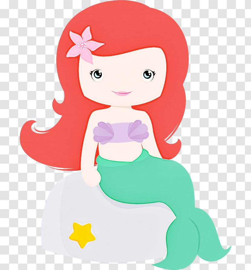 Mermaid Cartoon Transparent PNG