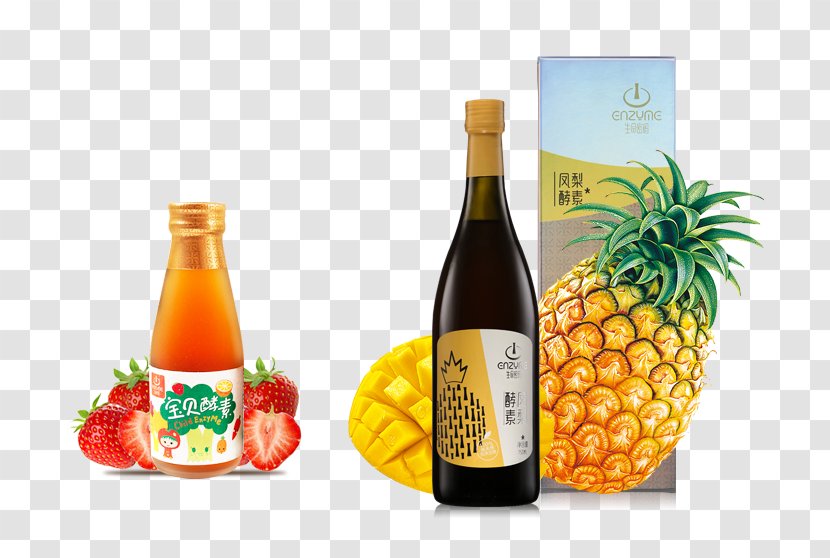 Juice Pineapple Fruit Salad Dressing Transparent PNG