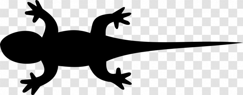 Lizard Gecko Silhouette Clip Art - Beak - Iguana Transparent PNG