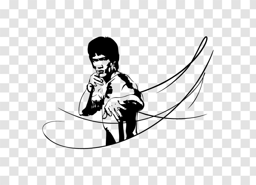 Sticker Decal Kung Fu Long Beach International Karate Championships - Cartoon Bruce Lee Transparent PNG