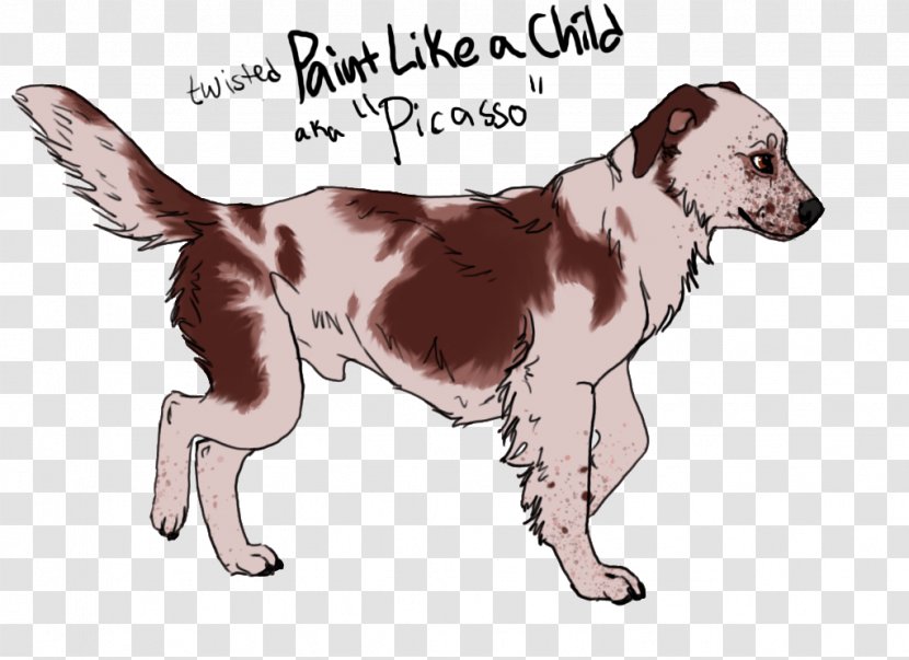 Dog Breed Puppy Companion Sporting Group - Like Mammal - Child Paint Transparent PNG