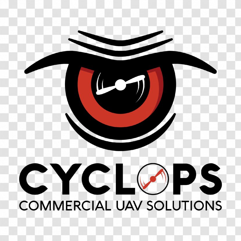 Logo Aerial Survey Unmanned Vehicle Surveyor Photography - Cyclops Transparent PNG