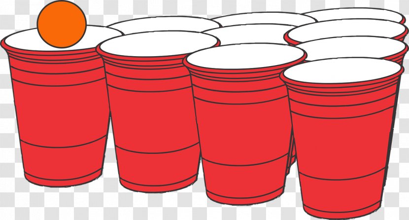 Beer Pong Game Drink Distilled Beverage - Area Transparent PNG