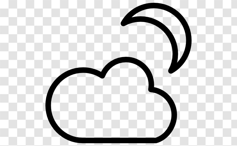 Symbol Weather Clip Art - Cloud - Curved Line Transparent PNG