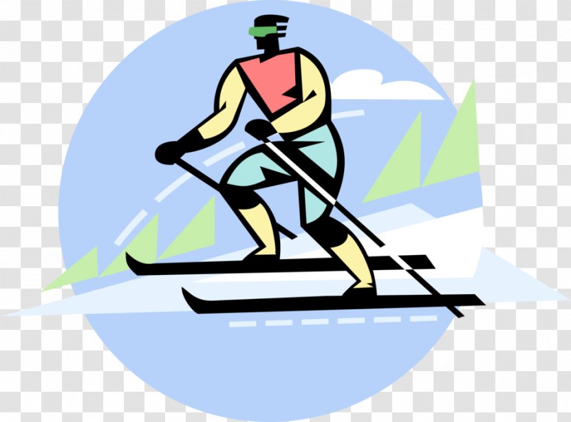 Clip Art Illustration Vector Graphics Drawing Vitruvian Man - Ski Equipment - Alpona Transparent PNG