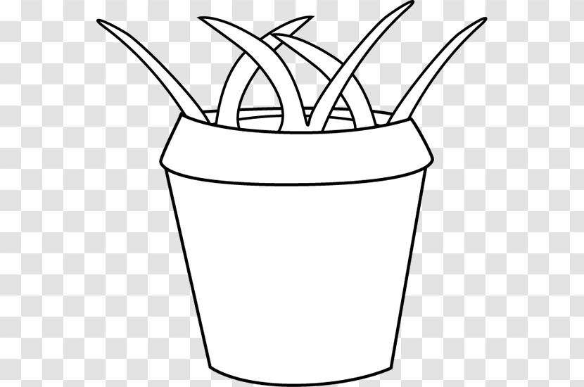 Flowerpot Drawing Clip Art - Artwork - White Pot Cliparts Transparent PNG